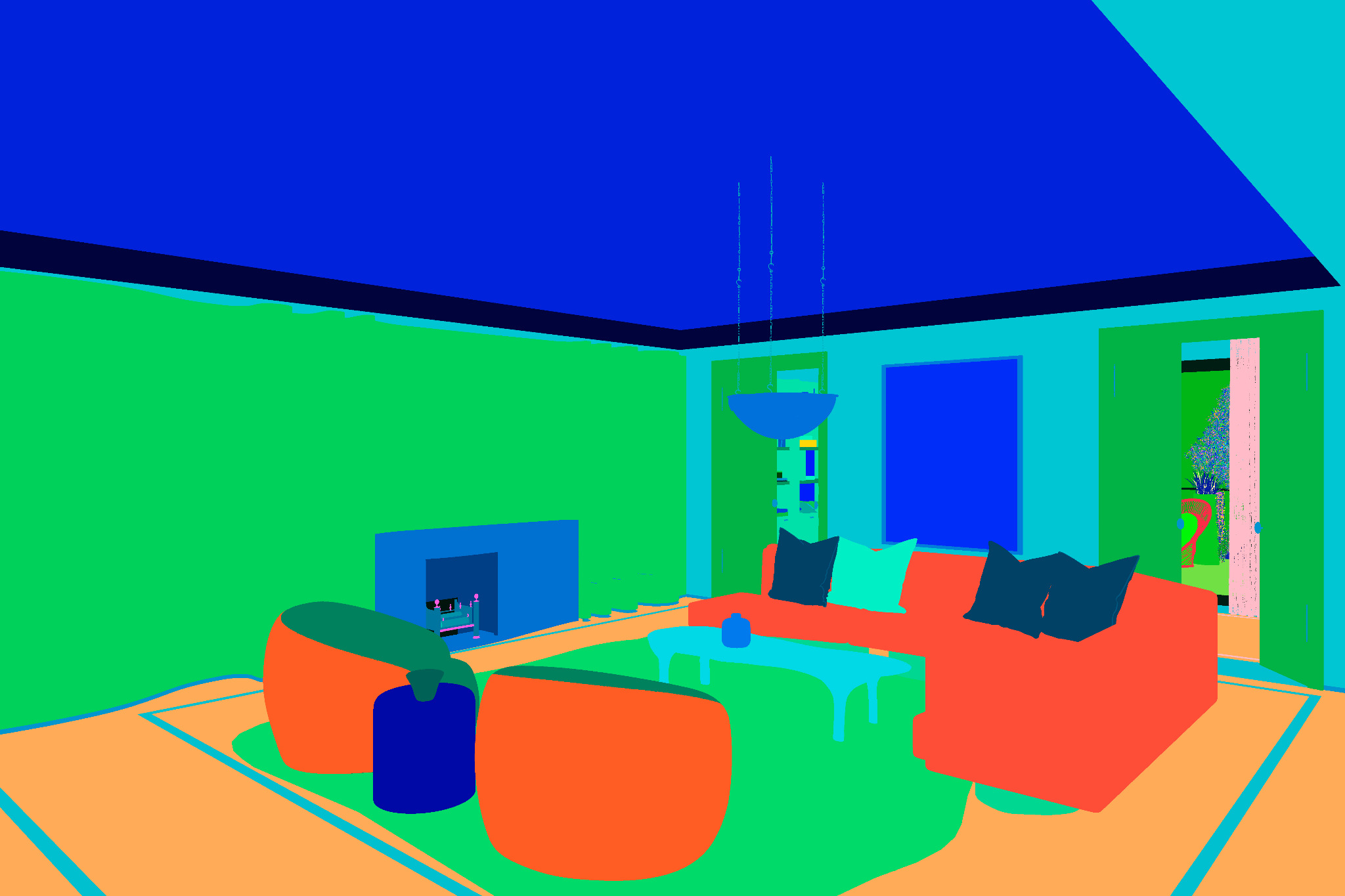 Residence I material ID lounge